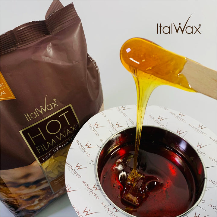 Italwax Natural – 1Kg - Waxing Perlen für Haarentfernung - Natürliche Formulierung für alle Hauttype