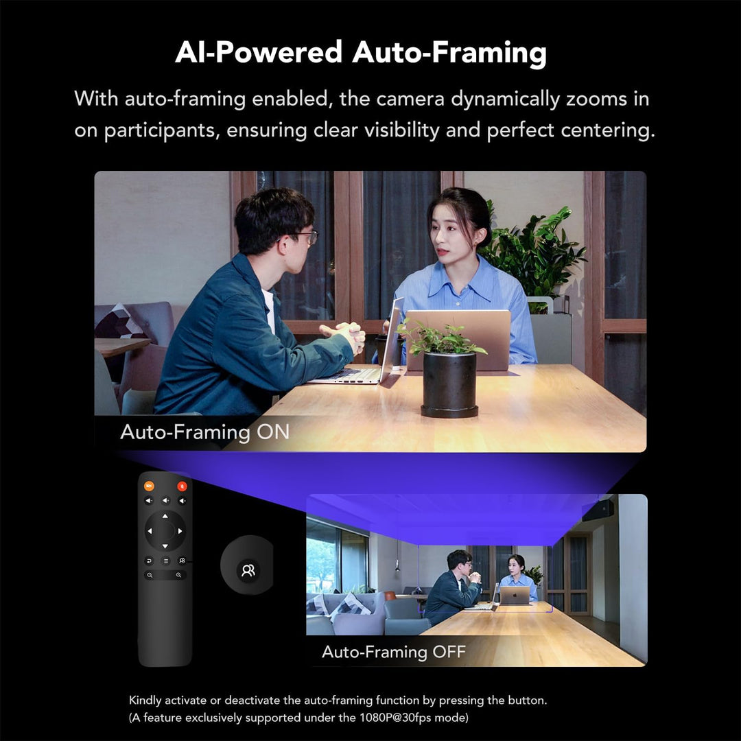 NEARITY C45 2K Videokonferenz Webcam mit Mikrofon und Lautsprecher, 120° Ultraweitwinkel, 4 Mics mit
