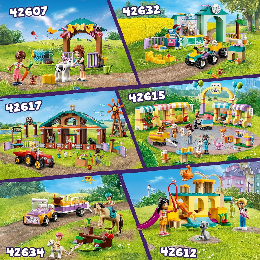 LEGO Friends Abenteuer auf dem Katzenspielplatz, Set mit Spielzeug-Tieren und Figuren, darunter Olly