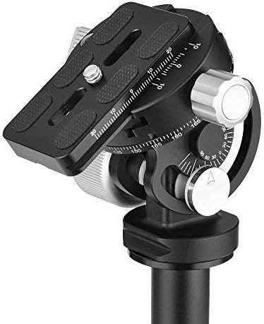 Andoer Stativ Kugelkopf Doppelter Panorama Kopf Vogelbeobachtung Fotografie Kopf mit Quick Release P