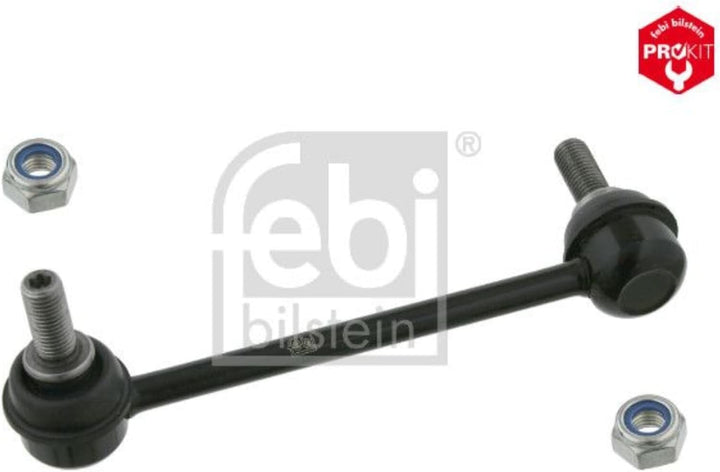 febi bilstein 27718 Spurstange mit Endstück und Sicherungsmutter , 1 Stück Vorderachse links, Vorder