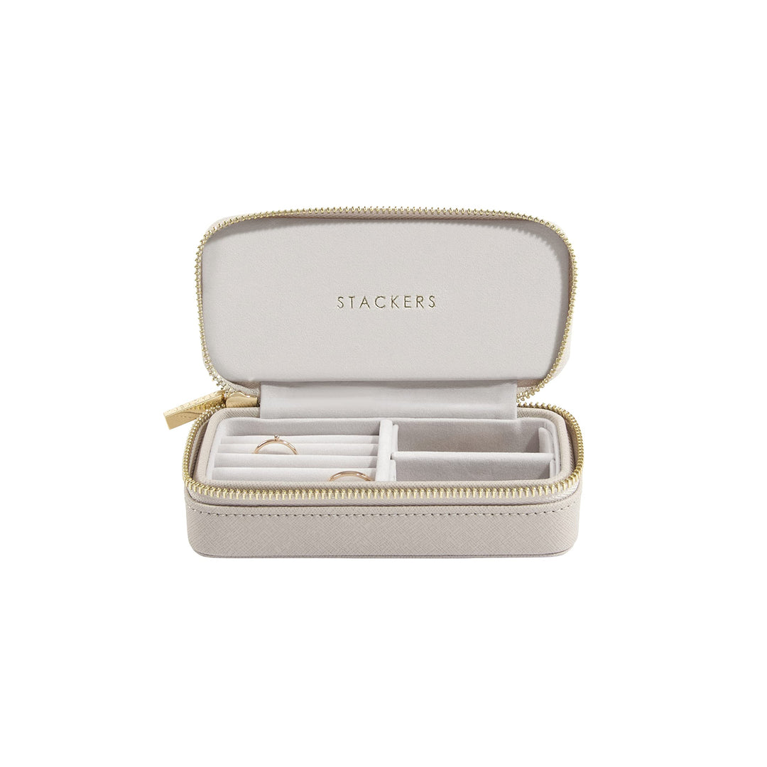 Stackers Taupe Mittelgross Reise Schmuckschatulle, Taupe