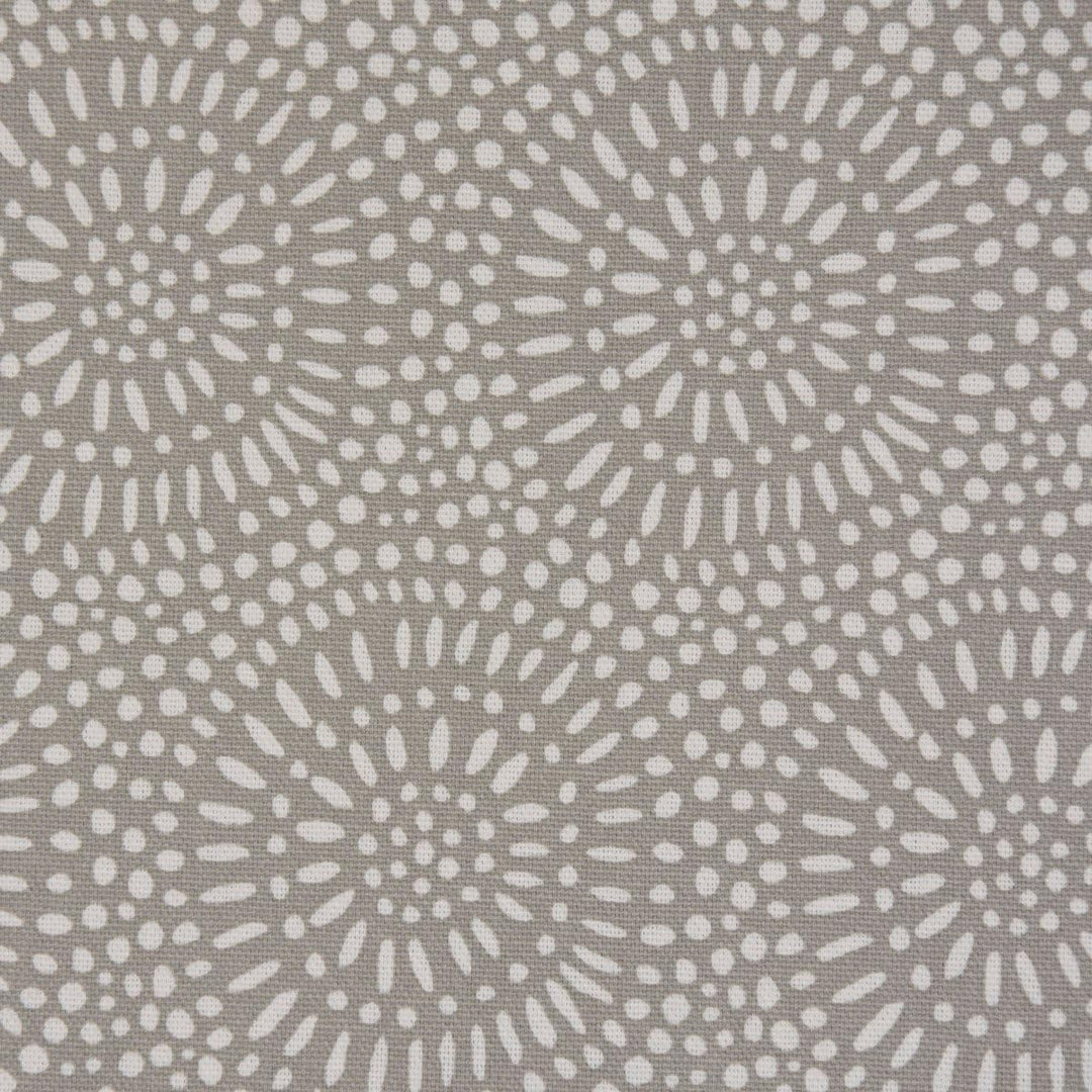 SCHÖNER LEBEN. Zugluftstopper Whirl Pebble Mandalas Kreise grau weiss, Auswahl:130cm Länge ca. 130x1