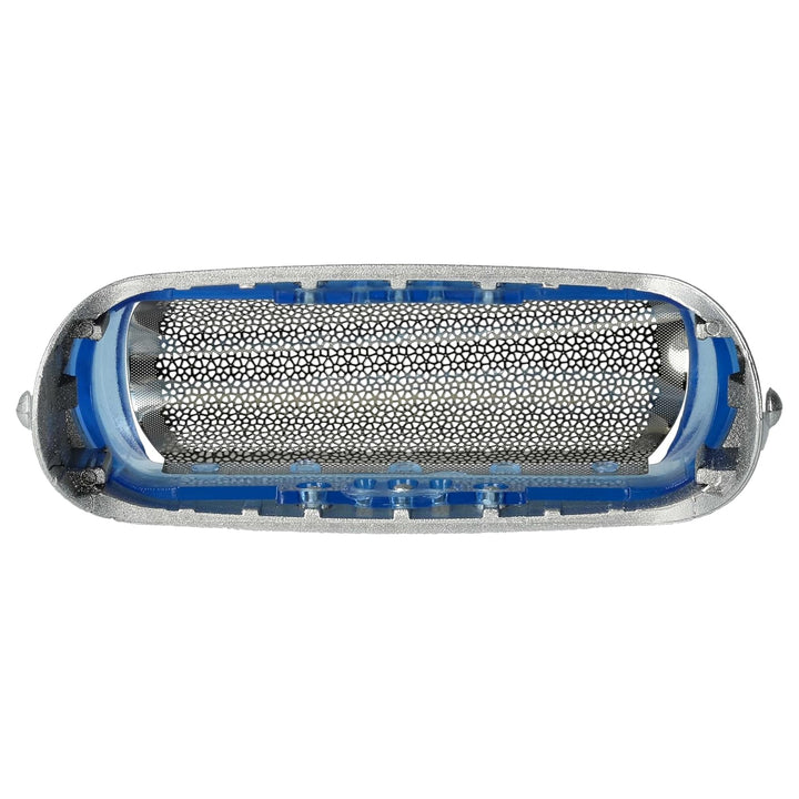 vhbw 2x Scherfolie Ersatz für Braun 20S für Elektrorasierer + Rahmen, silber/blau