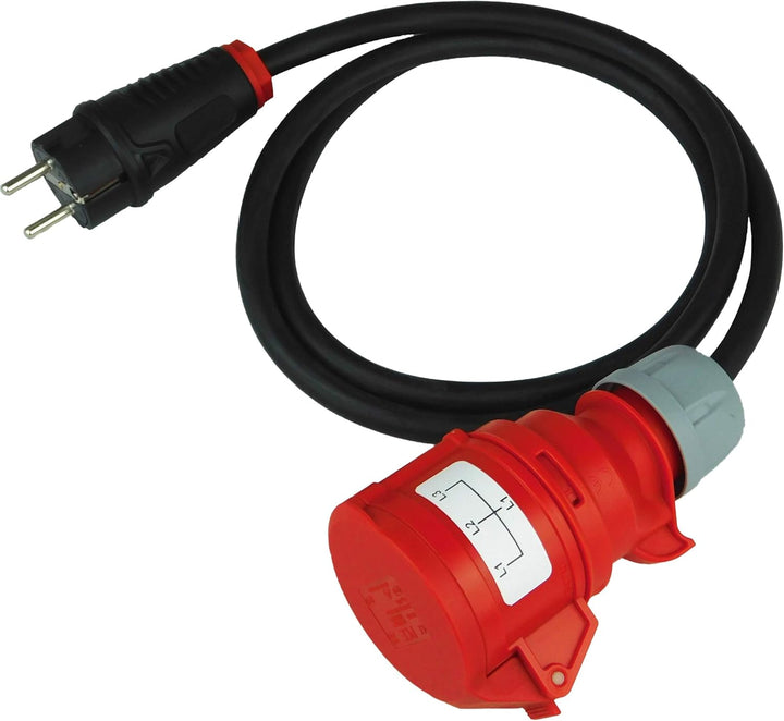Benning 050308 ST 710 Kontrollinstrument, rot &amp; NW Powersolutions NW10043 Messadapter Prüfadapter Sc