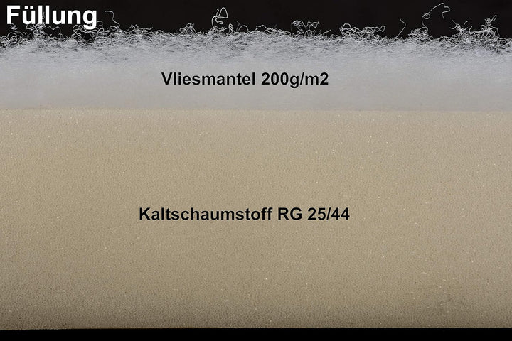 sunnypillow Bankauflage Stuhlkissen mit abnehmbarem Bezug Bankkissen Bankpolster Polsterauflage Aufl