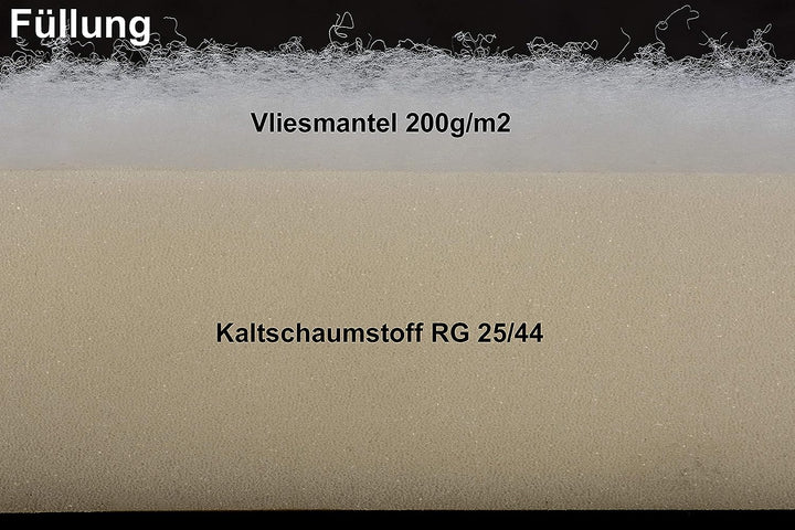 sunnypillow Bankauflage Stuhlkissen mit abnehmbarem Bezug Bankkissen Bankpolster Polsterauflage Aufl