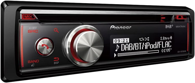 Pioneer DEH-X8700DAB , 1DIN Autoradio , CD-Tuner mit FM und DAB+ , Bluetooth , MP3 , USB und AUX-Ein