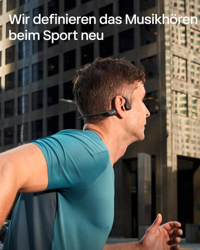 SHOKZ OpenRun Pro 2 Knochenschall Sportkopfhörer, Open-Ear-Ohrhörer mit Bluetooth 5.3, Mikrofon mit