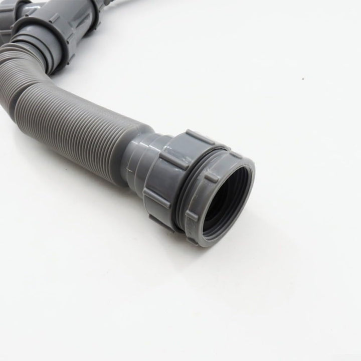 Verstellbares Doppel-Ablauf-Set, flexibles Abflussrohr, mit P-Trap-Design und Silikondichtungen für