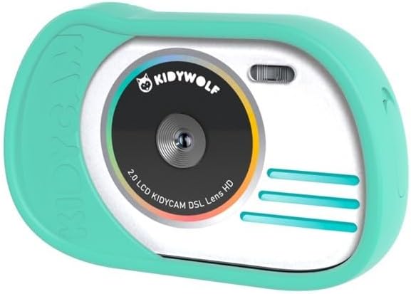 Appareil photo compact Kidywolf Kidycam Vert Bleu