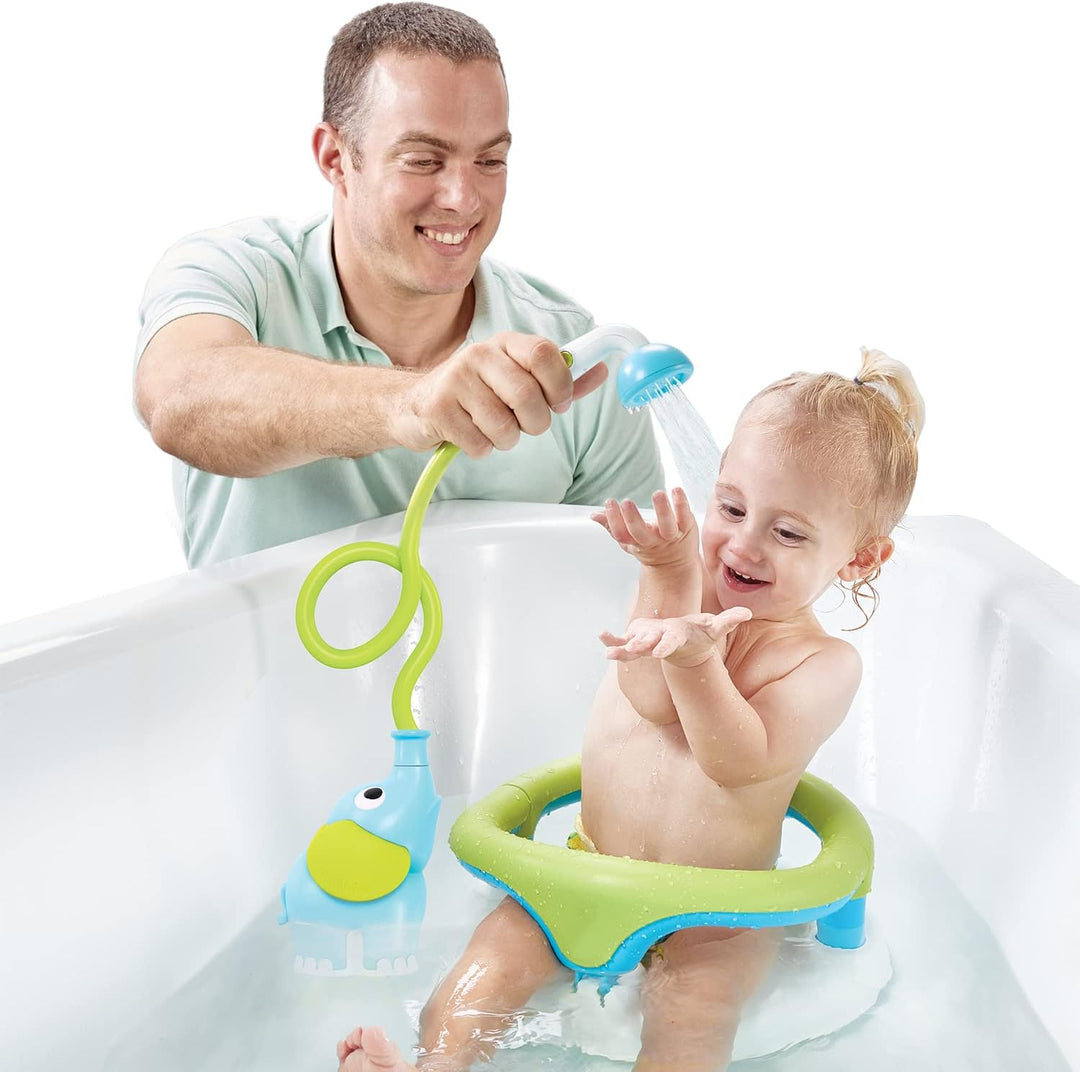 Yookidoo - Duschbrause Elefant, Türkis – Spielzeug für Babys – Badespiel und Dusche Erwachen der Sin