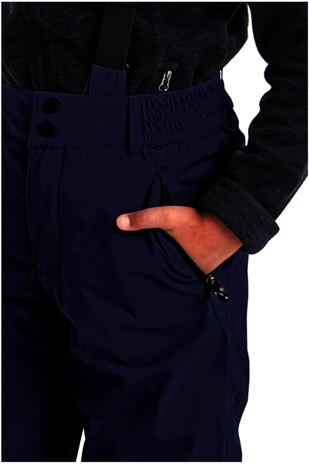 Killtec Jungen Skihose Funktionshose mit abzippbarem Latz, Schneefang und Kantenschutz Gauror Jr was