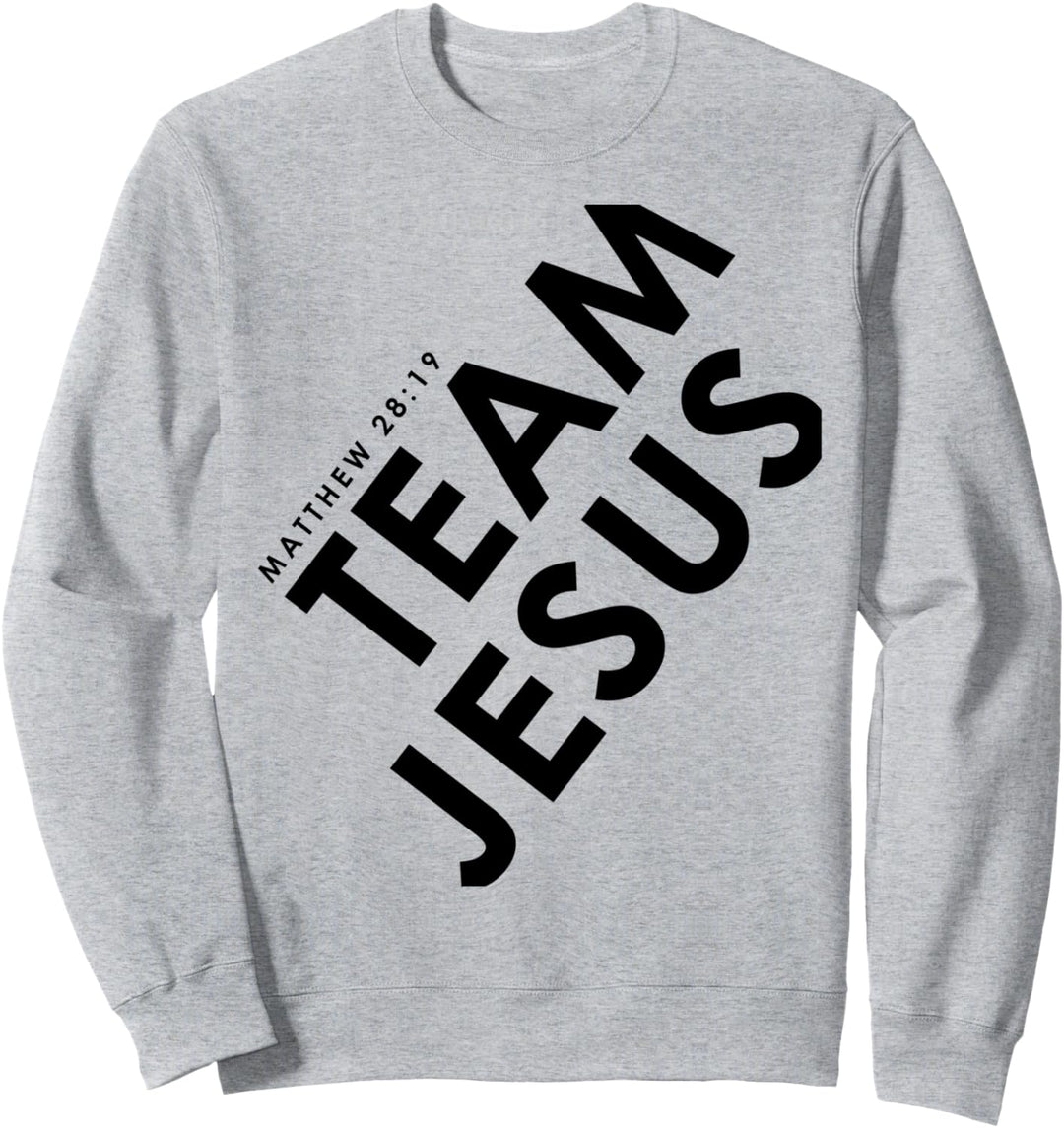 Christliche Geschenkidee Geburtstagsgeschenk Bibelversen Team Jesus Sweatshirt
