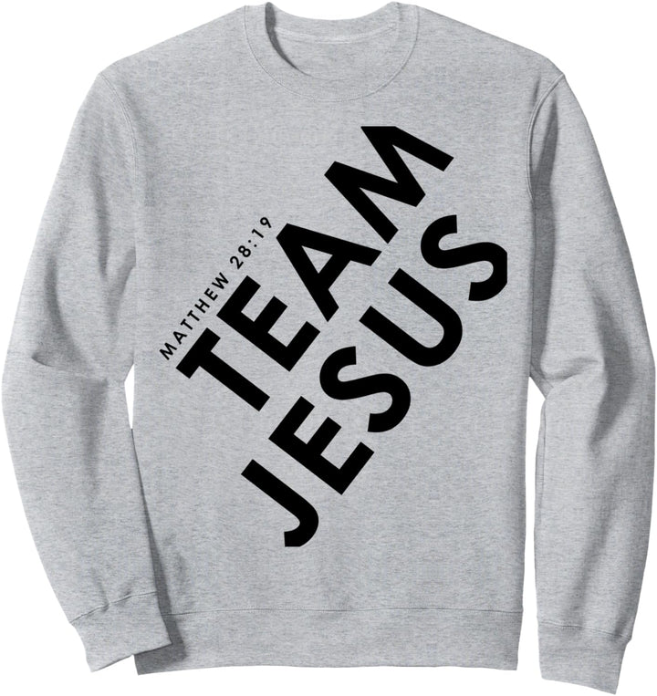 Christliche Geschenkidee Geburtstagsgeschenk Bibelversen Team Jesus Sweatshirt