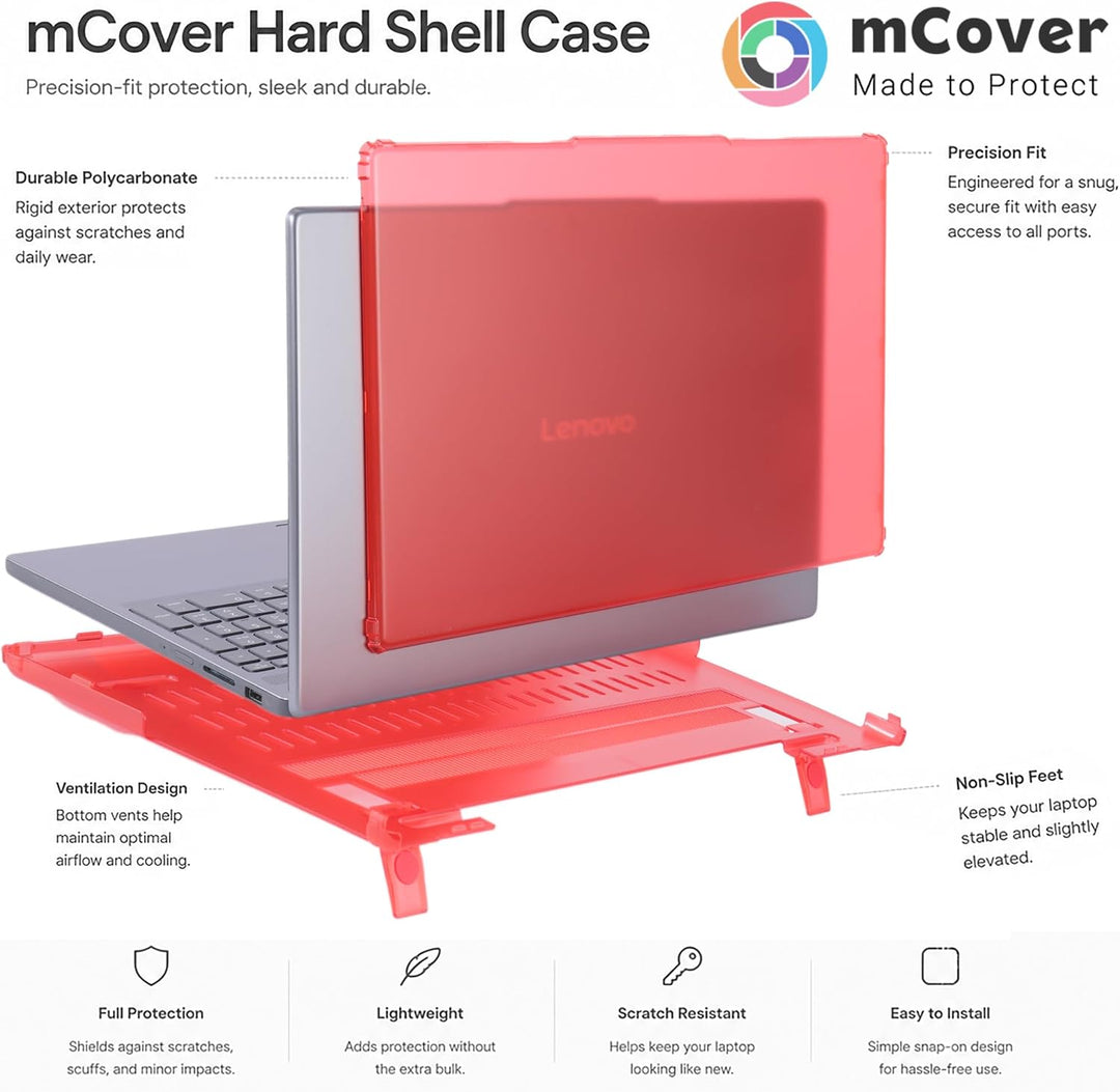 mCover Nur kompatibel mit Lenovo IdeaPad Slim 3 15AHP10 / 15ARP10 / 15IRH10 / 15IRH10 / 15IRU10 Seri