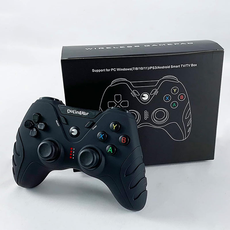 DuLingKer PC Controller Wireless, PS3 Controller PC Gamepad mit Dual Vibration, 2,4G Wireless Gaming