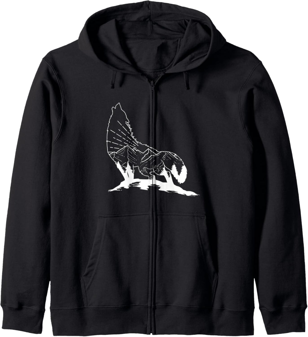 Wolf Gift Design Fantastische Wölfe Outdoor Wald Kapuzenjacke