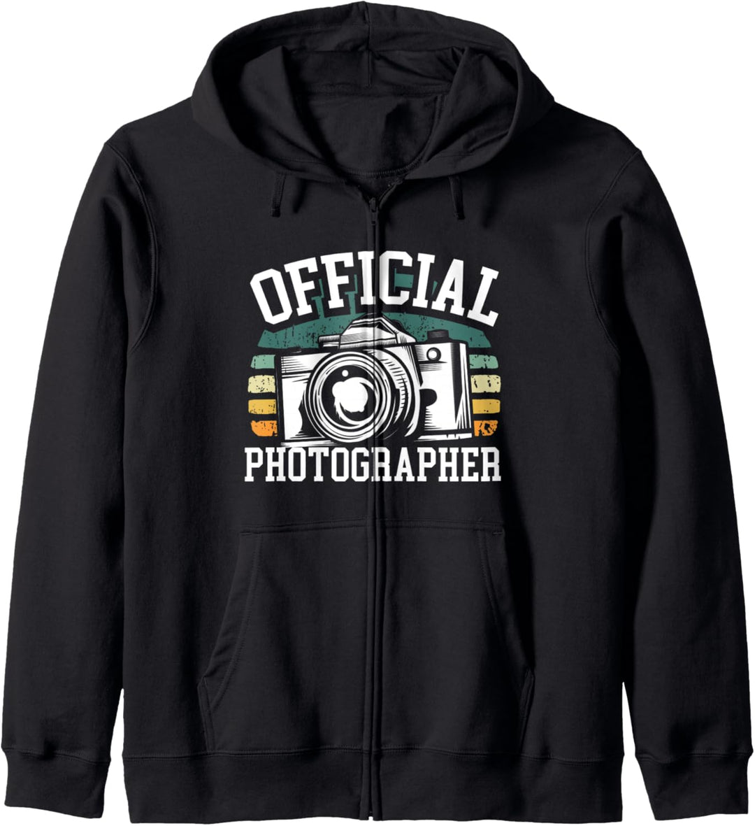Official Photographer Kamera Fotografie Fotograf Kapuzenjacke