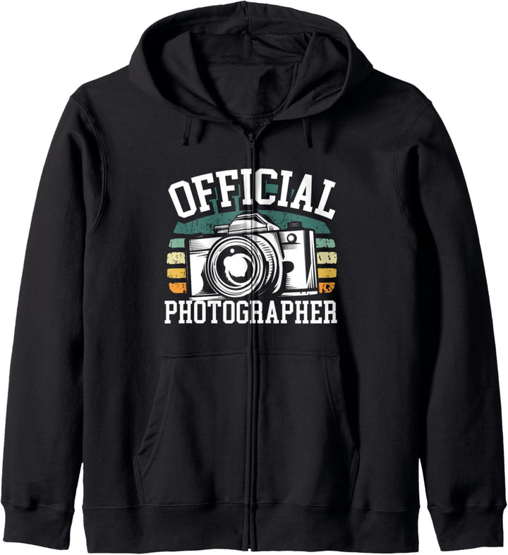 Official Photographer Kamera Fotografie Fotograf Kapuzenjacke