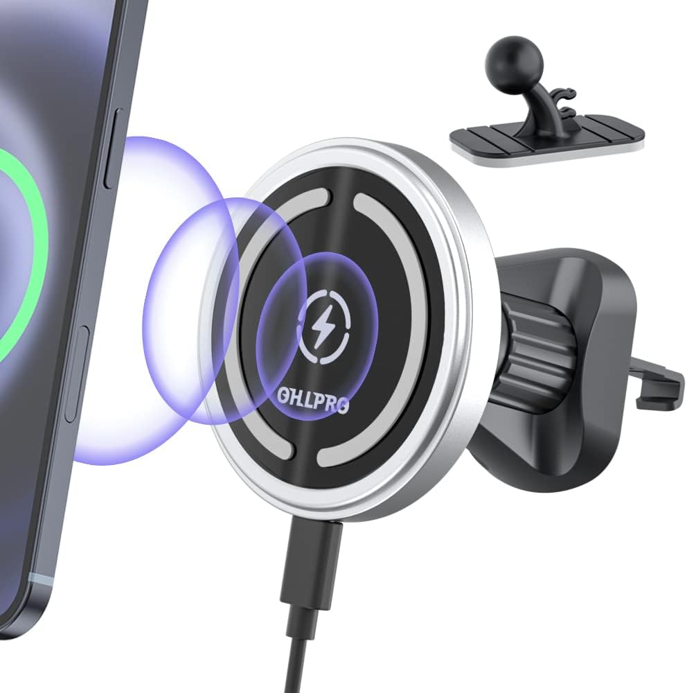 Autolüftungshalterung für magnetische Telefone, 2-in-1-Universalhalterung für das Armaturenbrett, Me