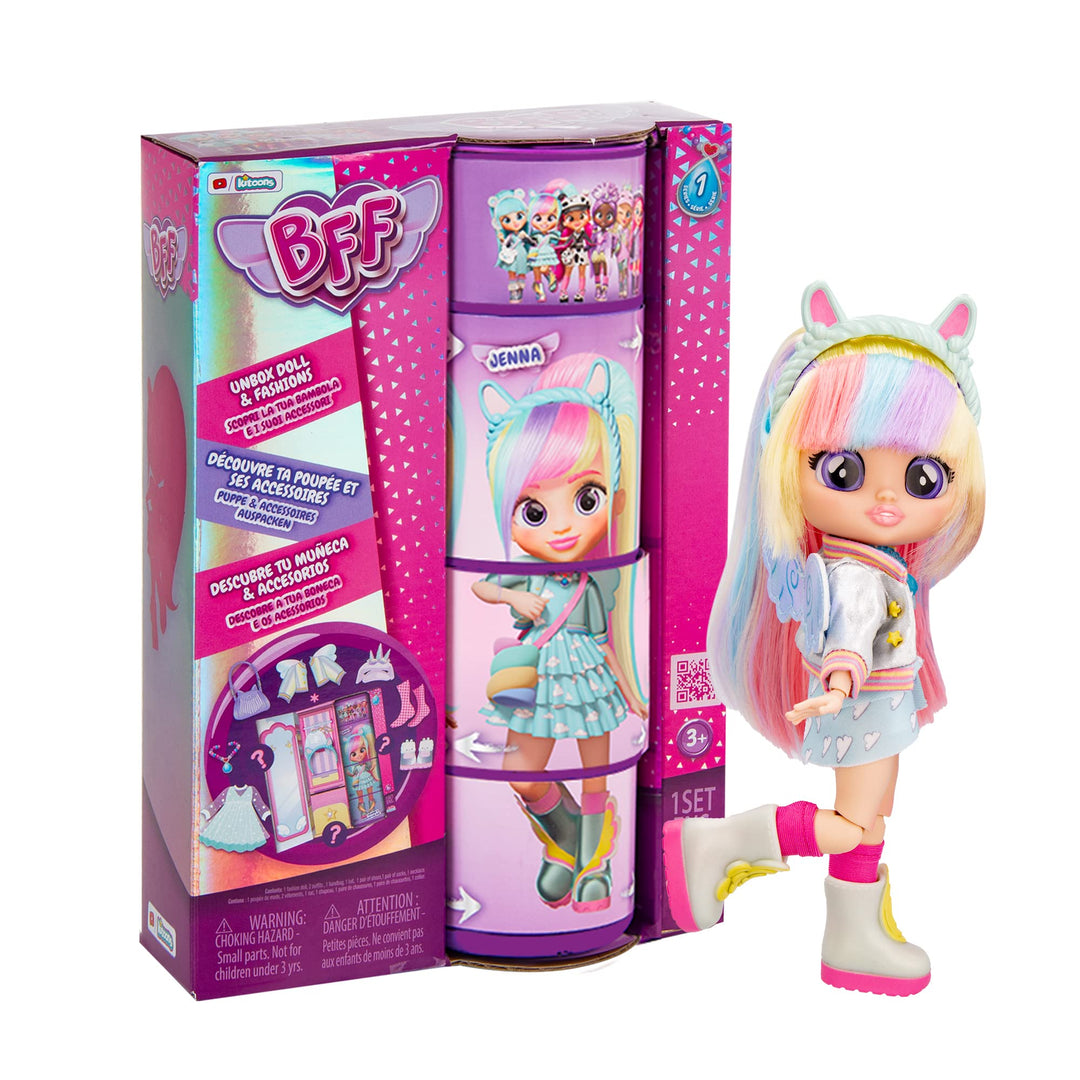 BFF BY BEBÉS LLORONES 904361 Puppe, bunt Jenna Puppe, Jenna Puppe