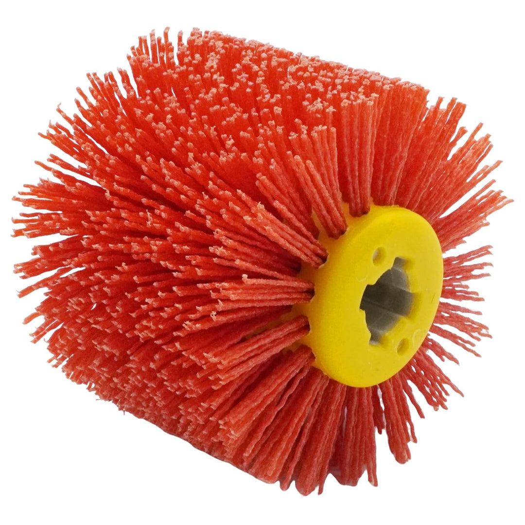 Nylonbürste, 120 Körnung 120x100mm Schleifbürste, für Satiniermaschinen, Holzbearbeitung und Metallp