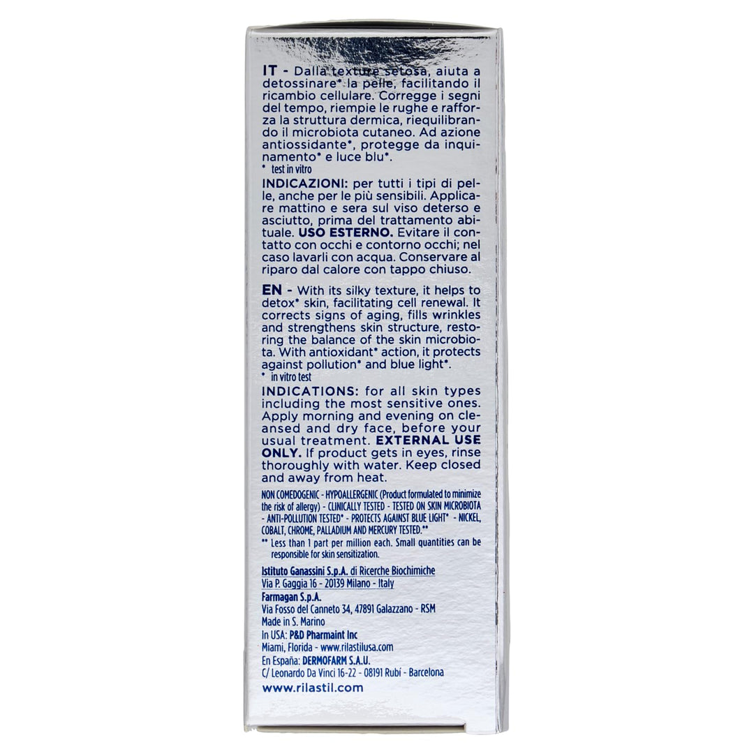 Rilastil Multirepair H.A. Detox-Serum, Antioxidant und Reparatur, feuchtigkeitsspendend und füllend