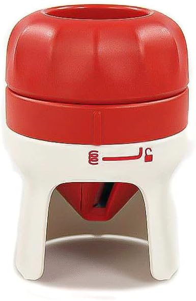 Tupperware Spiralino Profi-Chef Spaghetti Gemüseschneider Zoodles Chef rot weiss 38110