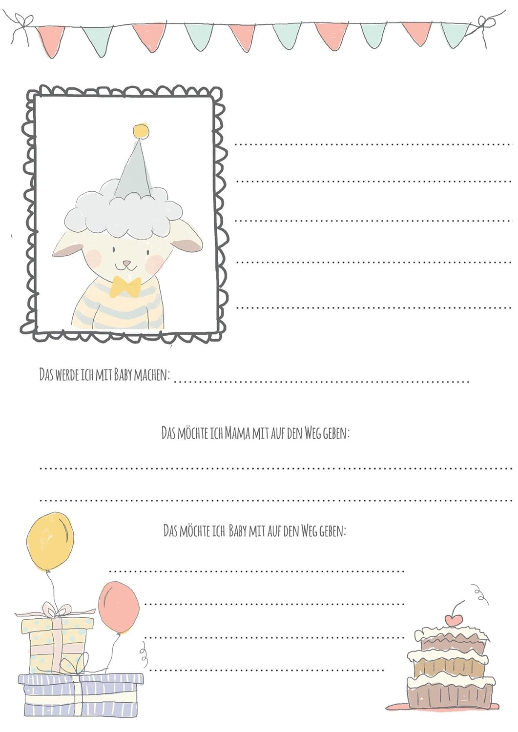 Hallo Baby - Das Baby-Party Buch für die beste Babyparty vor der Geburt mit allen Freundinnen der Ma