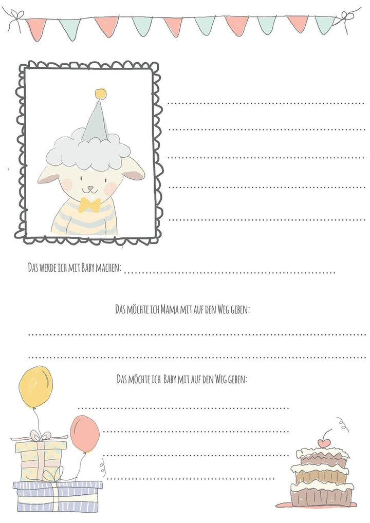 Hallo Baby - Das Baby-Party Buch für die beste Babyparty vor der Geburt mit allen Freundinnen der Ma