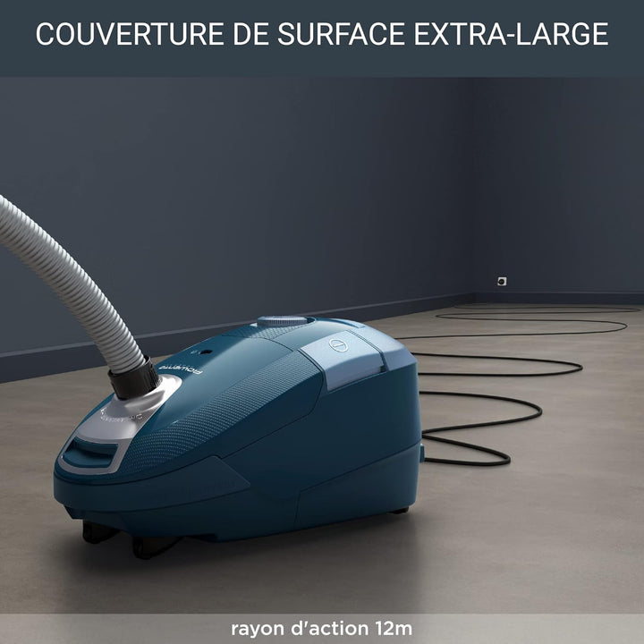 Rowenta RO3172EA Power XXL, Bodenstaubsauger mit Beutel, Dunkelblau, 900 W, 4.5 liters