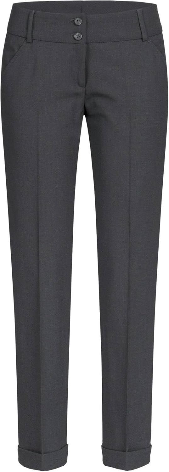Corporate Premium Damen Business-Hose Slim-Fit, 32 Anthrazit