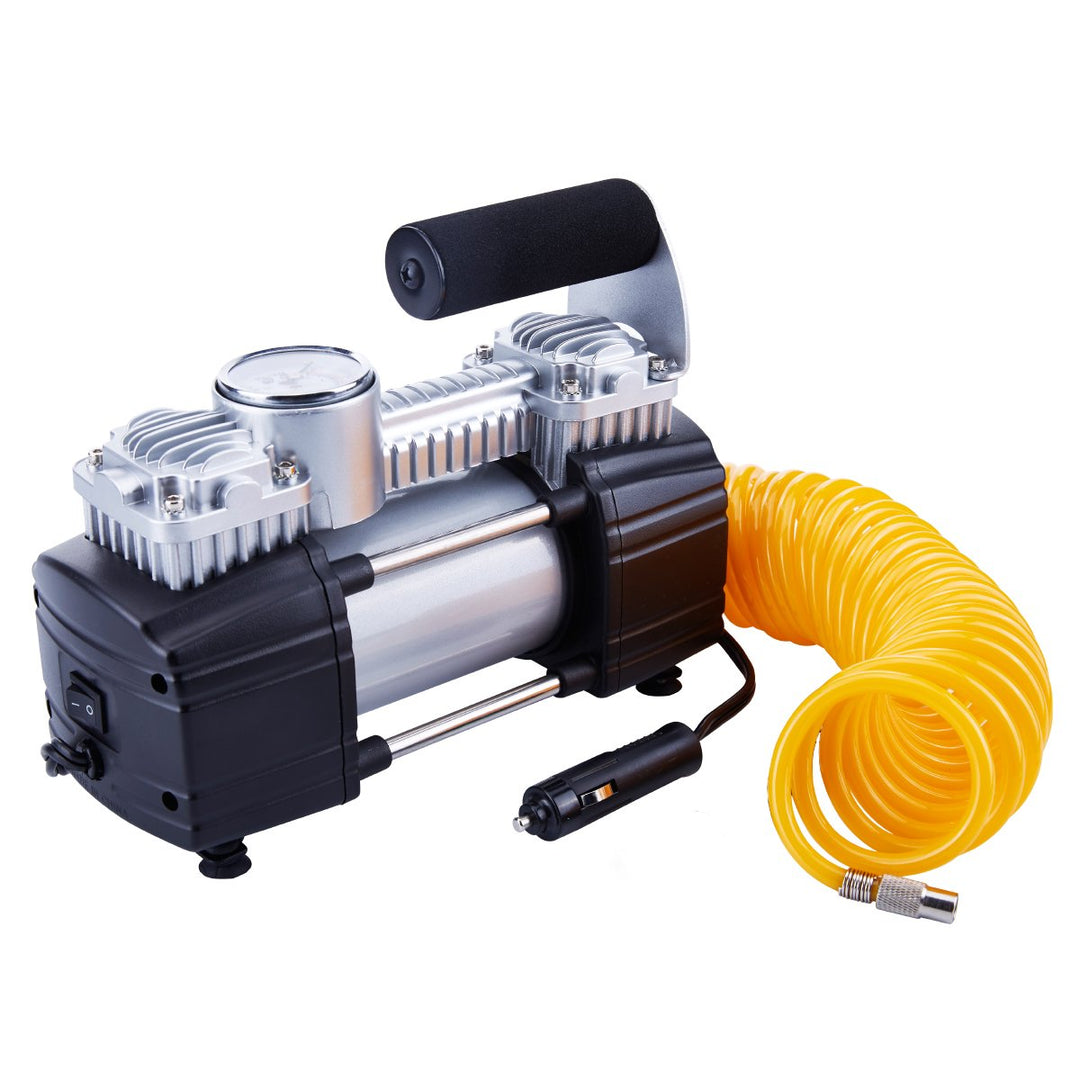 TIREWELL 12 V Reifenfüller - Heavy Duty Double Zylinder Direct Drive Metall Pumpe 150PSI, Air Kompre