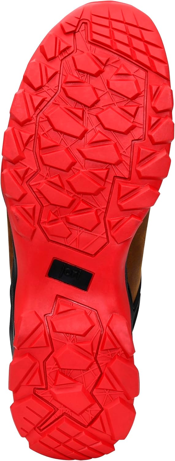 JORI Sicherheitsschuhe jo_Powerful Brown Mid S3S, Damen und Herren, Leder, Stahlkappe, leicht, klass