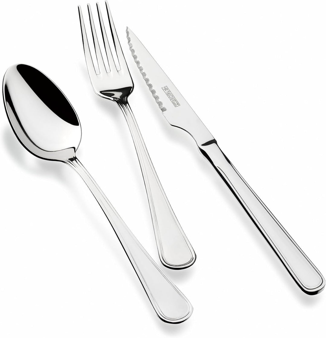 Monix Manila Set von 24 Stückguteckset, Edelstahl 18/10- 6 personen