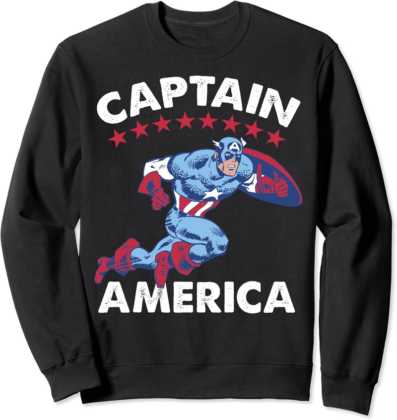 Marvel Captain America Action Pose Sweatshirt