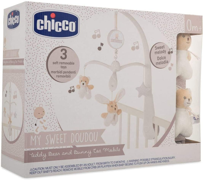 Chicco 00009714000000 BÄRCHEN & HÄSCHEN Mobile DOU, beige