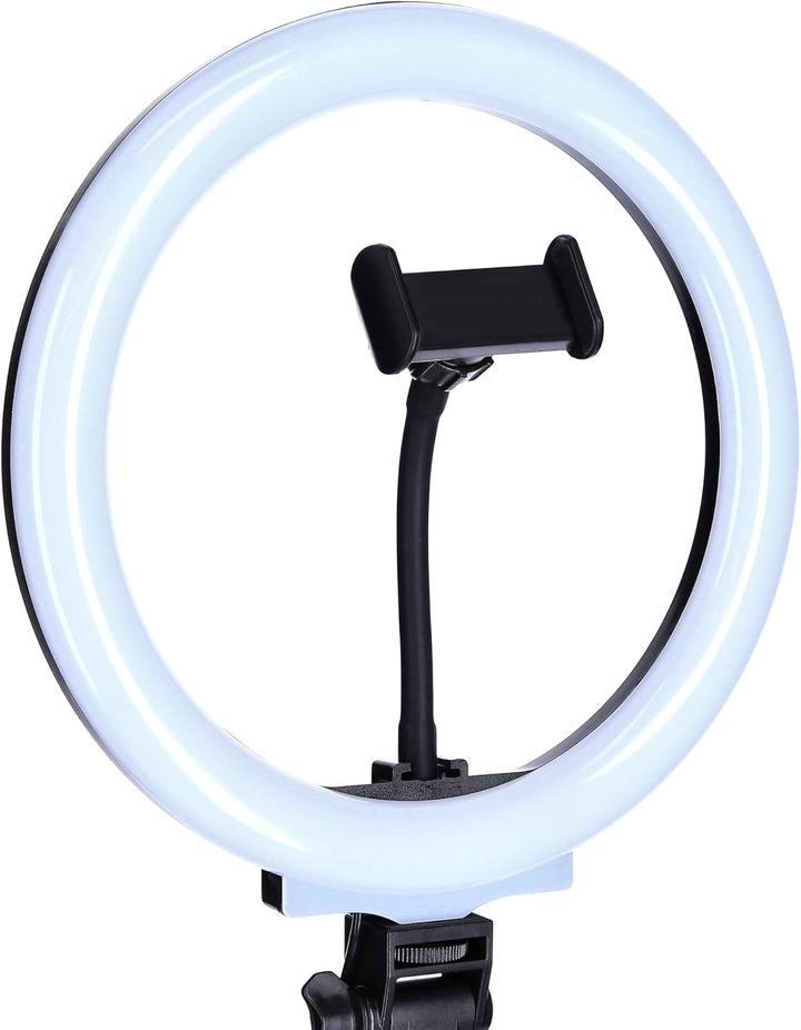 Rollei Lumis Comfort Ring Light Bi-Color, Ring-Licht mit Smartphone-Halterung, Smartphone Fernbedien