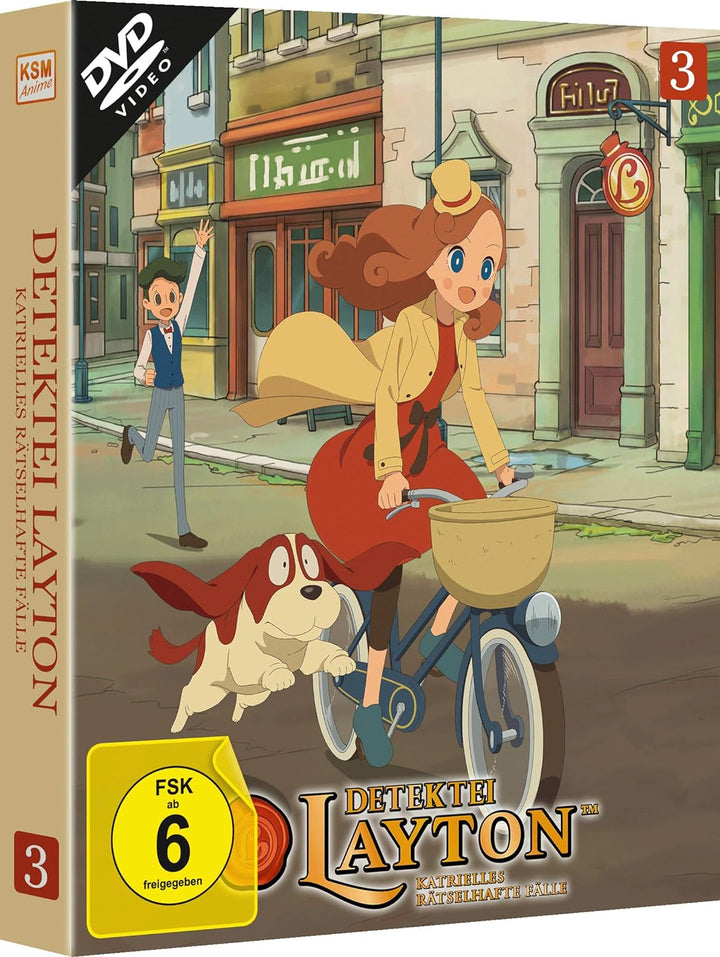 Detektei Layton - Katrielles rätselhafte Fälle: Volume 3 (Episode 21-30) [2 DVDs], DVD