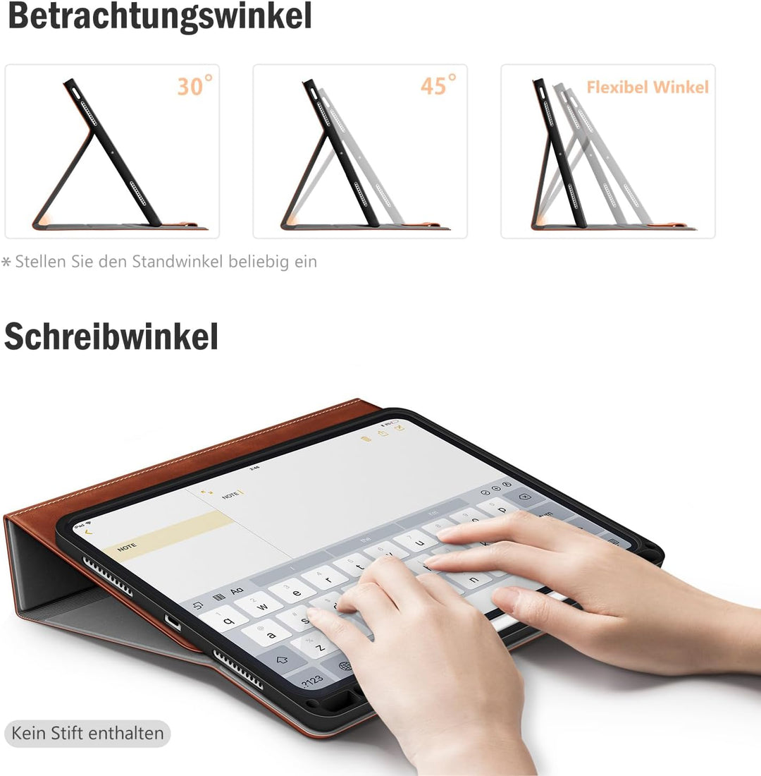 Antbox Hülle für iPad Air 5./4. Generation 2022/2020 iPad 10.9 Zoll mit Stifthalter Apple Pencil Hal