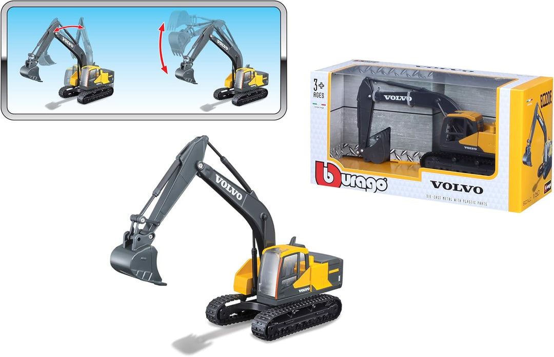 Bburago 1:50 Volvo EC220E Raupenbagger