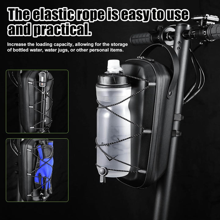 wasserdichte Lenkertasche Escooter: 3L E Scooter Tasche mit Multicolor Elastische Kordel Schnellvers