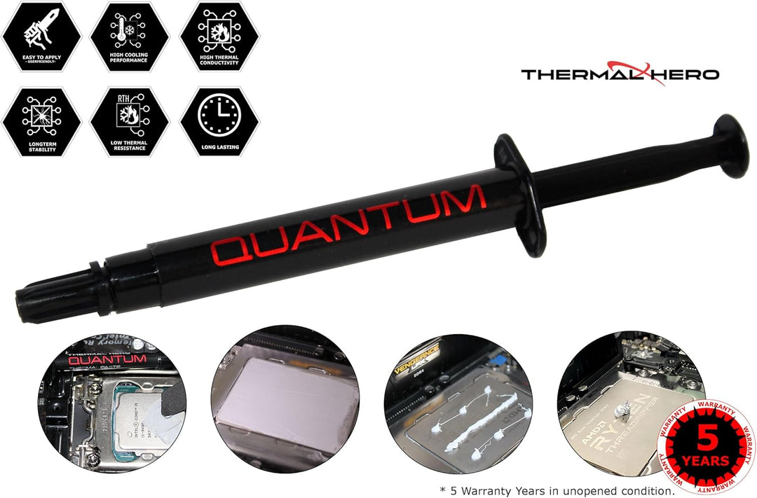 Thermal Hero Quantum (4g) Premium Wärmeleitpaste für alle CPU GPU Xbox PS4 PS5