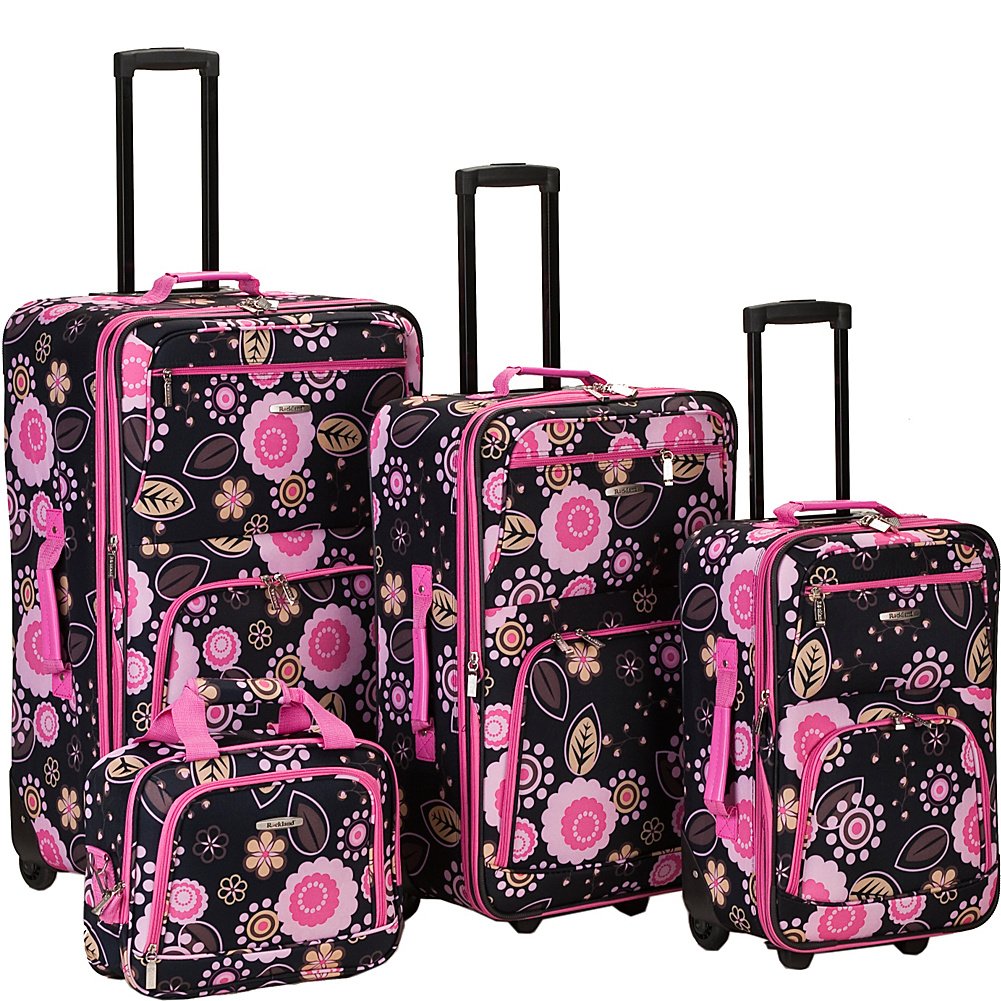 Rockland Impulse Softside Gepäck-Set, 4-teilig, Pucci (Mehrfarbig) - F108-PUCCI 4-Piece Set (14/19/2
