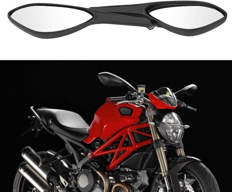 Broco 1 Paar Motorräder Original-Rückansicht Rückspiegel Fit for Ducati Monster 696 795 796 1100