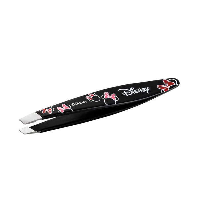 TWEEZERMAN Disney's Minnie Mouse Ear Esistable Mini Schräge Pinzette Schwarz, Schwarz