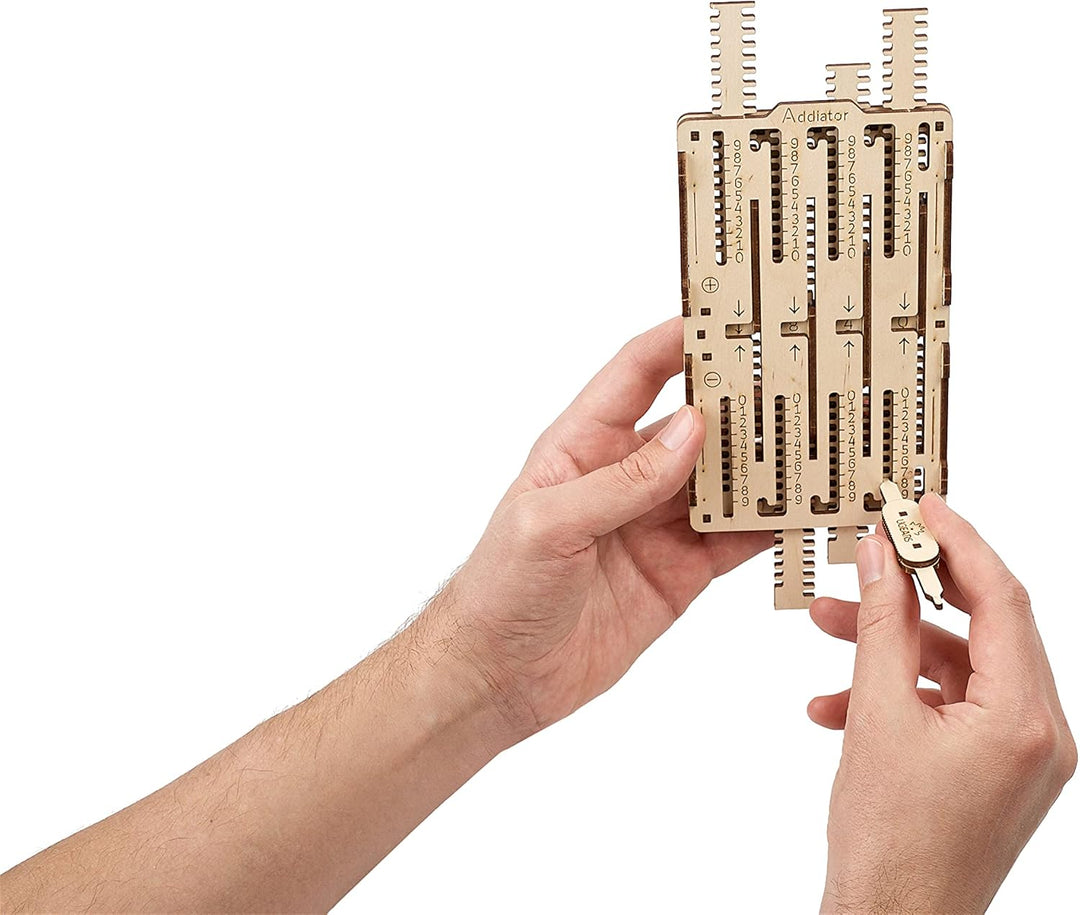 UGEARS STEM Lab 3D Puzzle - Arithmetik-Kit STEM Set - Modellbausatz aus Holz - STEM Spielzeug mit Ap