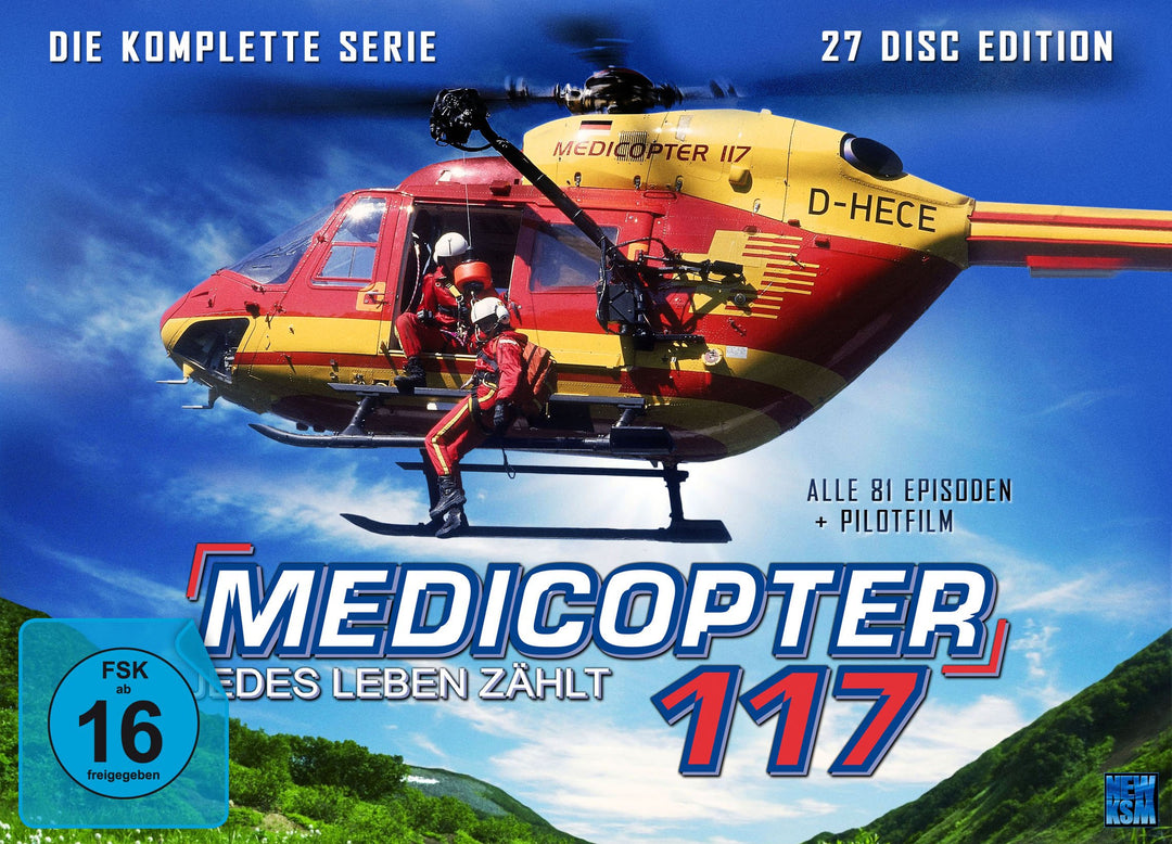 Medicopter 117 - Jedes Leben zählt - Limitierte Gesamtedition (alle 81 Épisoden + Pilotfilm) [27 DVD