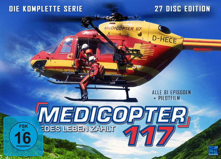 Medicopter 117 - Jedes Leben zählt - Limitierte Gesamtedition (alle 81 Épisoden + Pilotfilm) [27 DVD